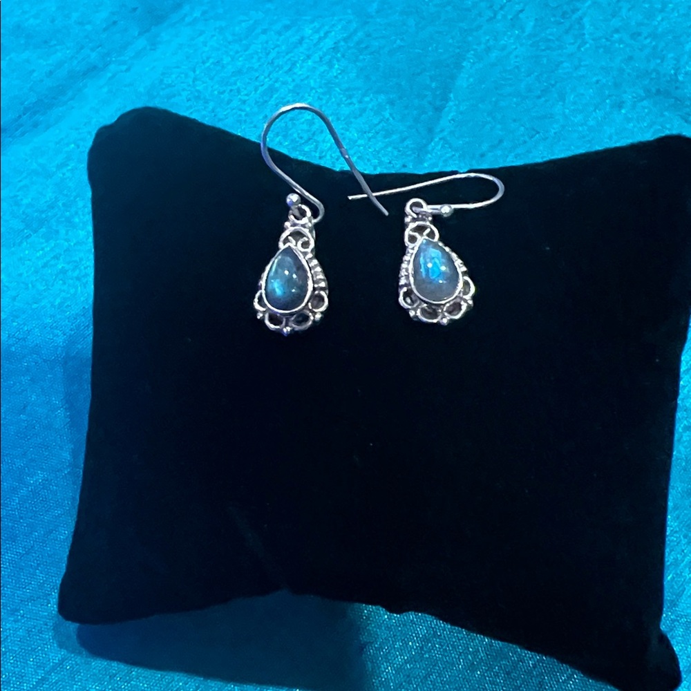 Elegant Silver Teardrop Earrings
